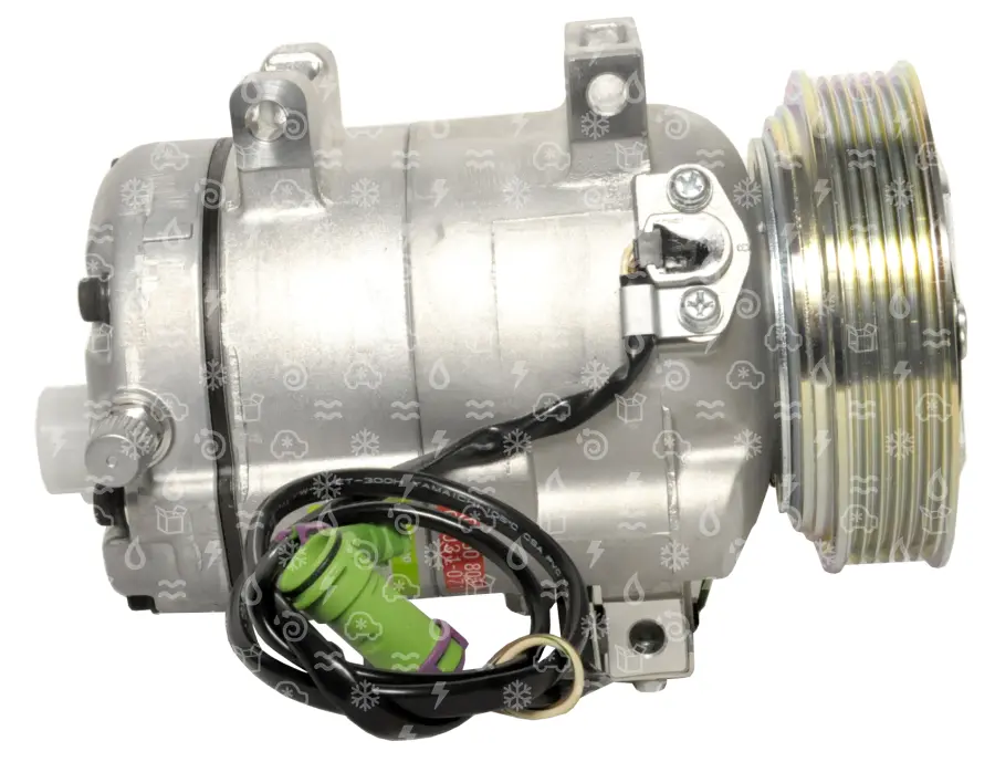 kompresor ZEXEL DKW17, řemenice 130 mm - PV6, 12V, OEM 4A0260805AH